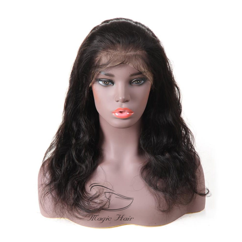 Wholesale 20-26inch 9A Pre Plucked Natural Hairline Full Lace Wigs For Black Women Body Wave Brazilian Virgin Lace Front Wigs With Baby Hair