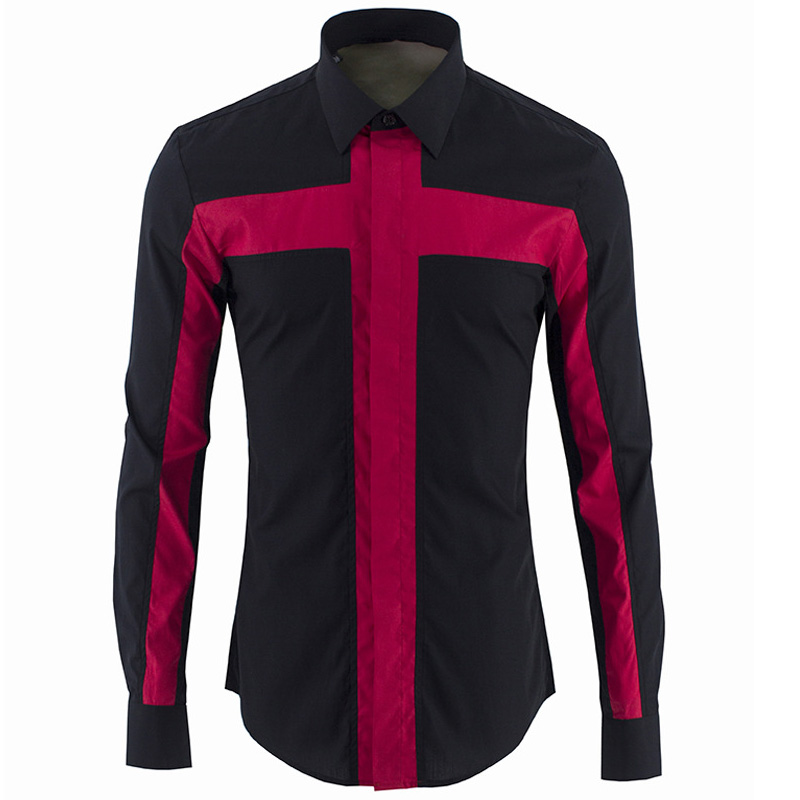 Europe Luxury Men Shirt Brand Patchwork Brand Shirt Men Casual Slim Fit Mens Dress Shirts Chemise Homme Marque Camisa Masculina, Black
Europe Luxury Men Shirt Brand Patchwork Brand Shirt Men Casual Slim Fit Mens Dress Shirts Chemise Homme Marque Camisa Masculina, Black
