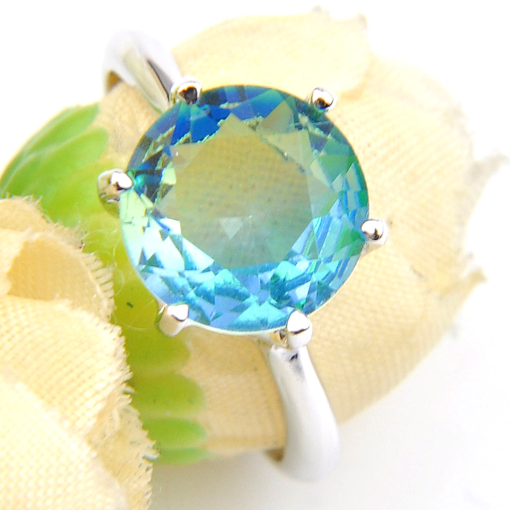 6 PCS/LOT Valentine Gift Round Blue Bi Colored Tourmaline Gemstone 925 Sterling Silver Plated Women Wedding Ring Jewelry, Golden;silver
6 PCS/LOT Valentine Gift Round Blue Bi Colored Tourmaline Gemstone 925 Sterling Silver Plated Women Wedding Ring Jewelry, Golden;silver