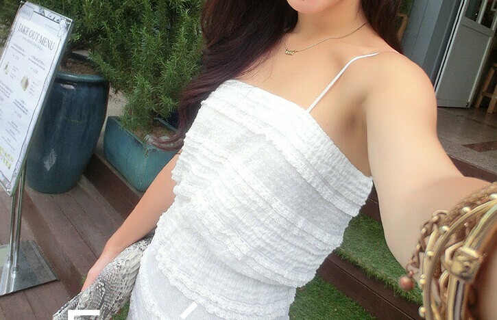 New european fashion sexy womens star same style spaghetti strap lace white color maxi long beach vacation dress vestidos SML