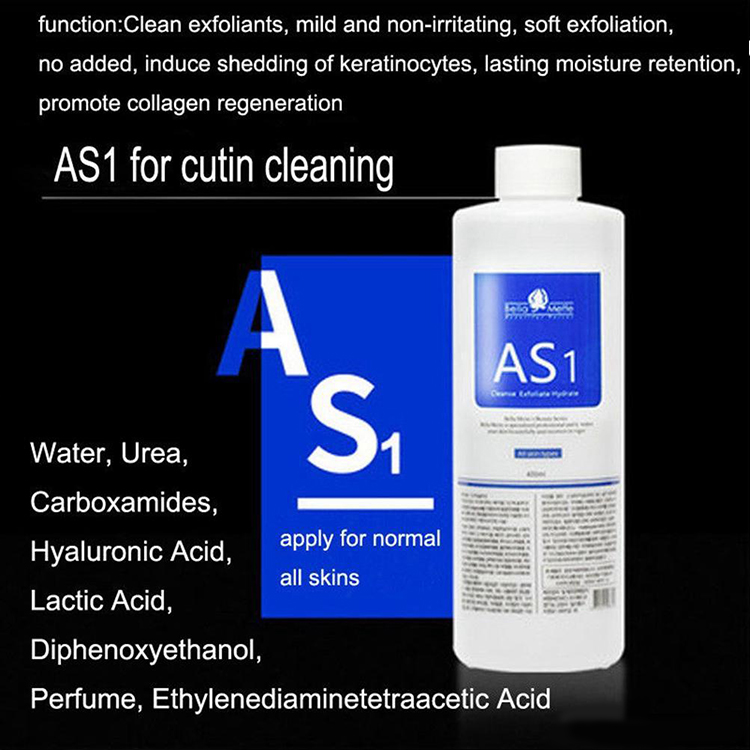 New Arrival !!! Aqua Peeling Solution AS1 SA2 AO3 /400ml Per Bottle Aqua Facial Serum Hydra For Normal Skin DHL dermabrasion liquid
