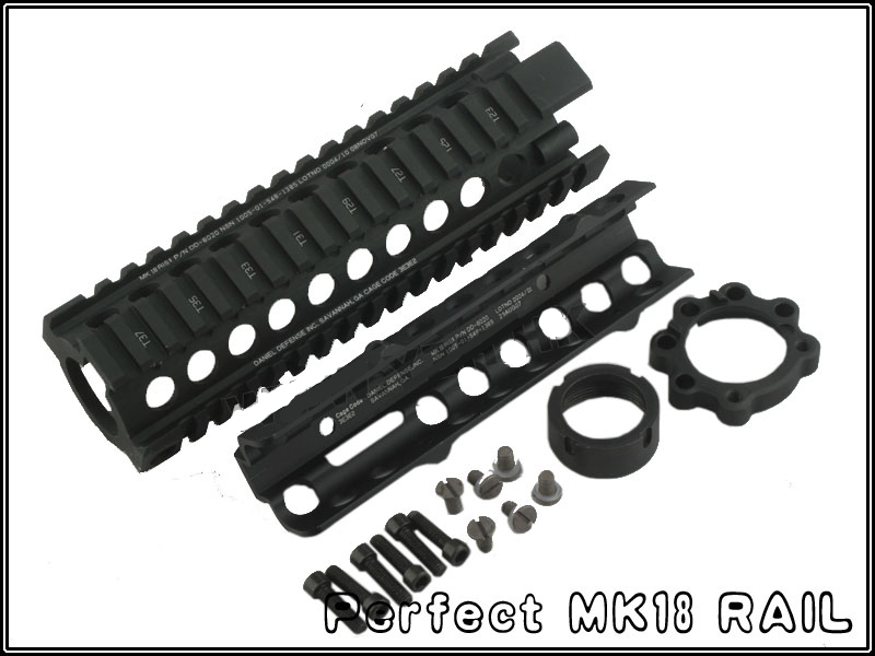 2018 New Defense hand guard MK18 RIS Dark Earth 7" 9" toy mold CB/BK