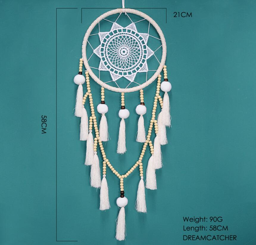 Handmade Dream Catcher Wind Chimes Home Hanging Craft Gift Dreamcatcher Decoration Ornament Car Hanging Decoration GA471