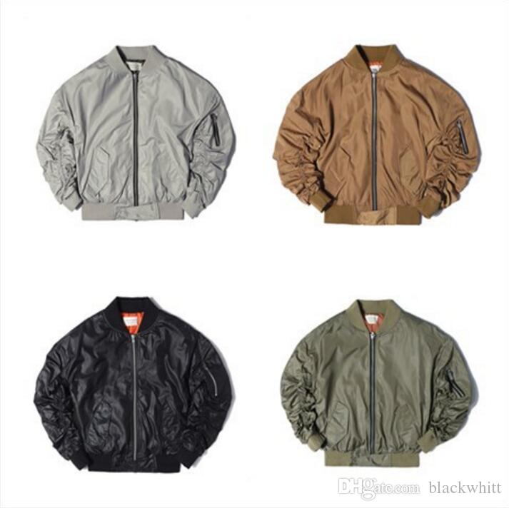 Europe and the United States Hip Hop High Street Jacket Kay Ye Beibo FOG oversize MA1 Air Force Fashion Suit Jacket Tops, Black;brown
Europe and the United States Hip Hop High Street Jacket Kay Ye Beibo FOG oversize MA1 Air Force Fashion Suit Jacket Tops, Black;brown