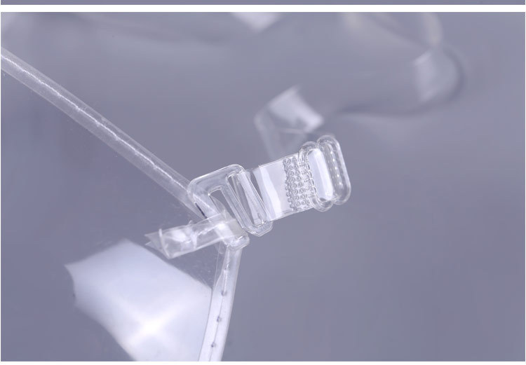 Women Sexy Push Up Lingerie Bras Underwear TPU PVC Transparent Clear Bra Ultra Thin Straps Invisible Bras