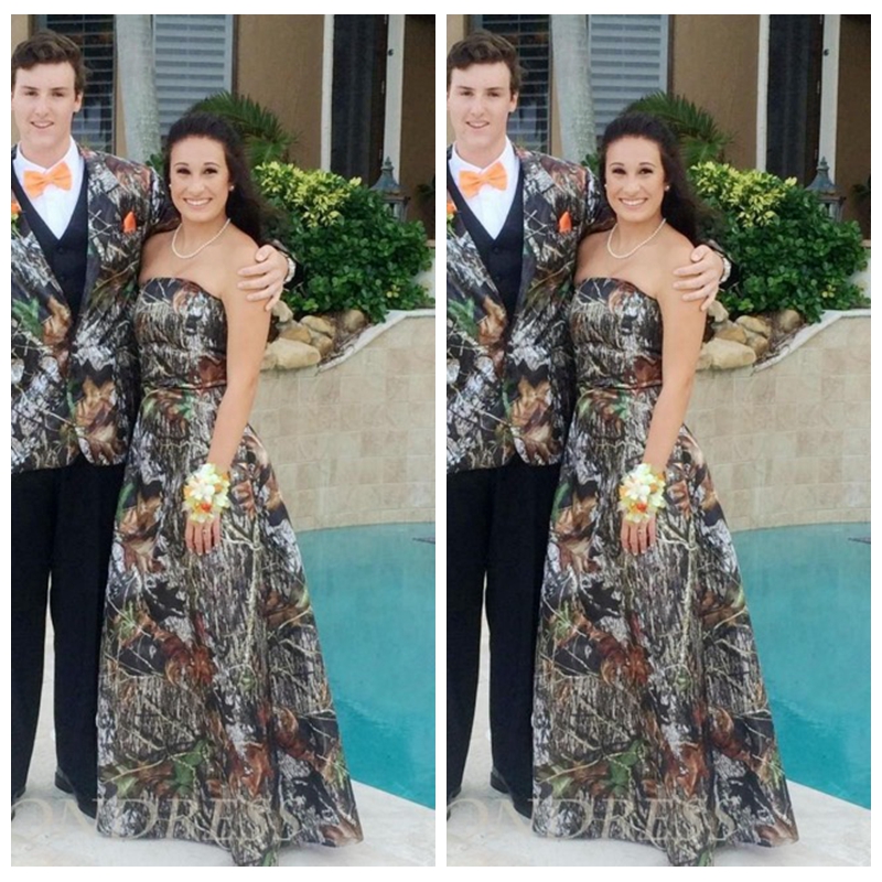 Strapless A-Line Camo Wedding Dresses Sweep Train Camouflage Bridal Gowns Lace Up Back Country 2018 Real Tree Wedding Wear Cheap, Same as image
Strapless A-Line Camo Wedding Dresses Sweep Train Camouflage Bridal Gowns Lace Up Back Country 2018 Real Tree Wedding Wear Cheap, Same as image