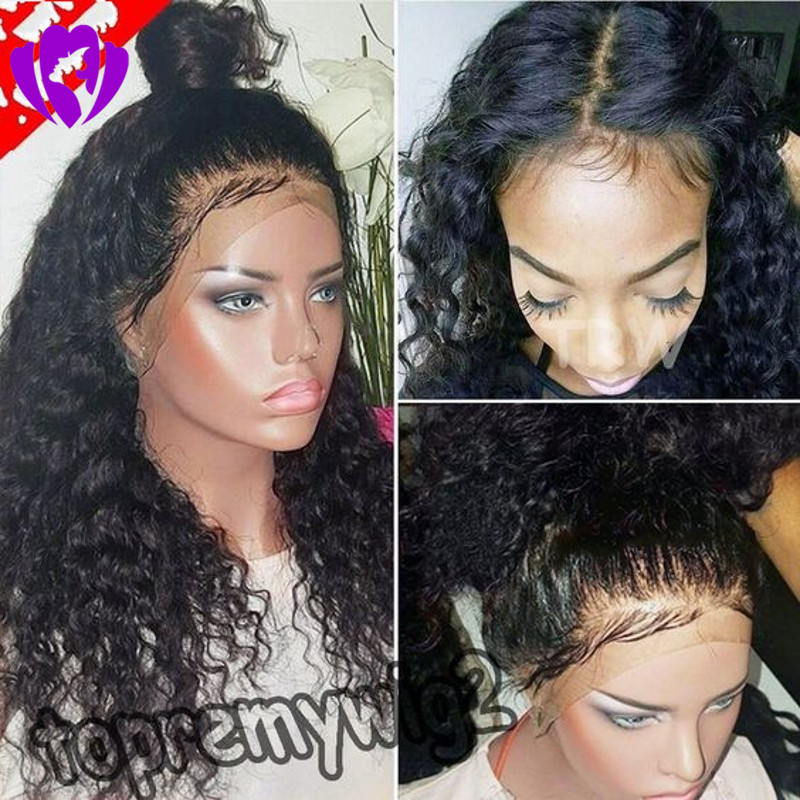 Fashion Kinky Curly Lace Front Wig For Black Women High Quality Heat Resistant Fiber short Curly Wigs with natural hairline Free Shipping