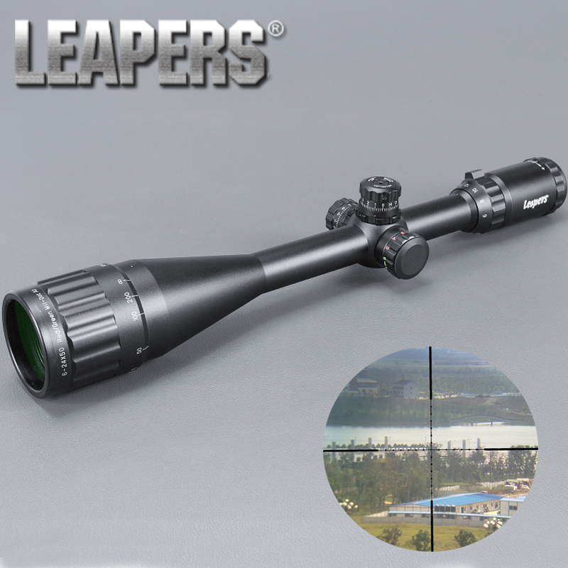LEAPERS 6-24X50 Riflescope Tactical Optical Rifle Scope Red Green Blue Dot Sight Illuminated Retical Sight For Hunting Scope
LEAPERS 6-24X50 Riflescope Tactical Optical Rifle Scope Red Green Blue Dot Sight Illuminated Retical Sight For Hunting Scope
