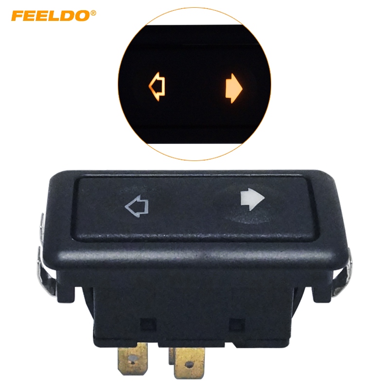 FEELDO Universal Metallic Snap Clip-On 6Pins Auto Power Window Switch 12V/24V 10A~30A With illumination Indicator Single Button #5797
FEELDO Universal Metallic Snap Clip-On 6Pins Auto Power Window Switch 12V/24V 10A~30A With illumination Indicator Single Button #5797