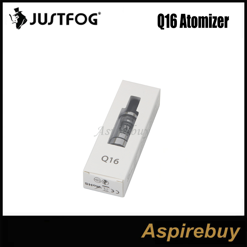 100% Authentic Justfog Q16 Atomizer 2.0ml 1.6ohm Pyrex Glass Tank Clearomizer For 510 ego Thread Mod
100% Authentic Justfog Q16 Atomizer 2.0ml 1.6ohm Pyrex Glass Tank Clearomizer For 510 ego Thread Mod