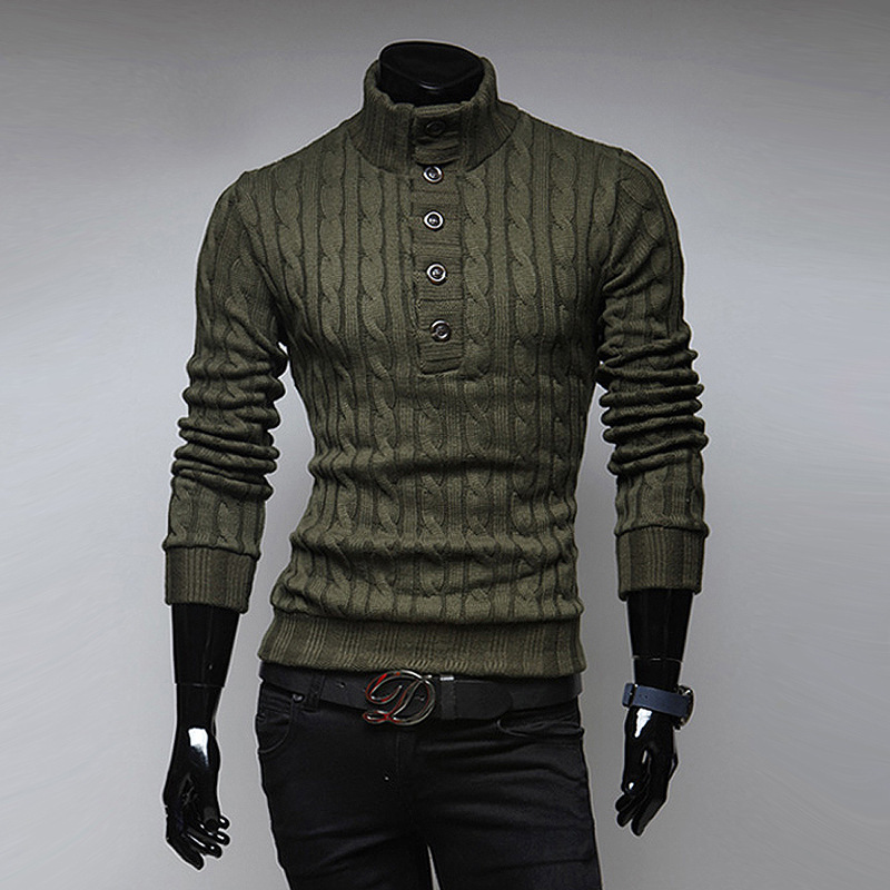 Top Selling New Spring Fashion Mens Turtleneck Sweater Solid Color Slim Buckle Korean Sweater Men Pullover Free Shipping 2020, Black
Top Selling New Spring Fashion Mens Turtleneck Sweater Solid Color Slim Buckle Korean Sweater Men Pullover Free Shipping 2020, Black