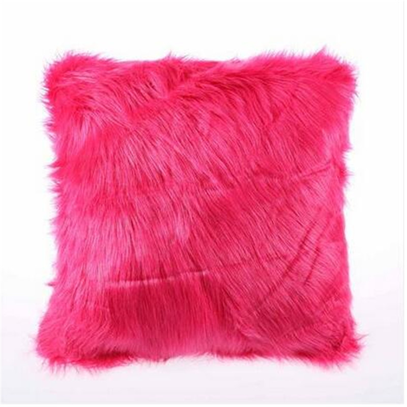 Comfortable lovely Cushion Cover Luxury Soft Faux Fur Fleece Plush Home Decoration Pillow Case, Rose red
Comfortable lovely Cushion Cover Luxury Soft Faux Fur Fleece Plush Home Decoration Pillow Case, Rose red