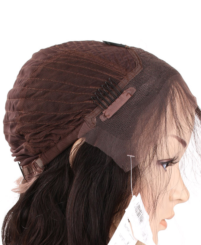 Brazilian Straight Hair Silk Base Lace Front Wigs Adjustable Pre Plucked Lace Frontal Human Hair Wigs Glueless Wigs Black Women Wholesale