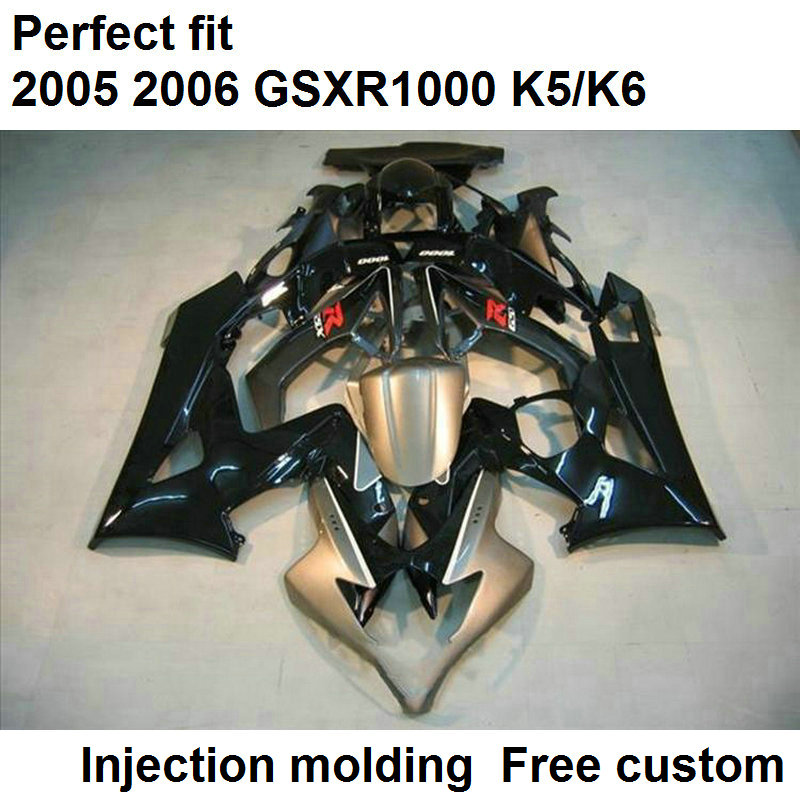 Injection molding fairings for Suzuki GSXR1000 2005 2006 black silver motorcycle fairing kit GSXR1000 05 06 ED52, Same as picture
Injection molding fairings for Suzuki GSXR1000 2005 2006 black silver motorcycle fairing kit GSXR1000 05 06 ED52, Same as picture