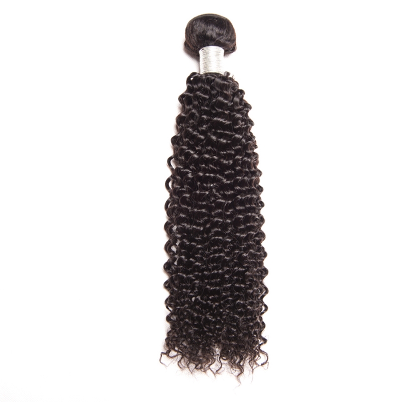 Brazilian Human Hair Kinky Curly 6 Pieces Peruvian Indian Malaysian Virgin Hair Extensions Double Wefts Natural Color 10-30inch