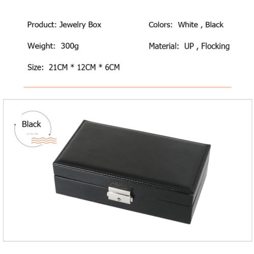 Fashion Women Portable Travel Jewelry Box Organizer Velvet Ornaments Storage Case Gift Box