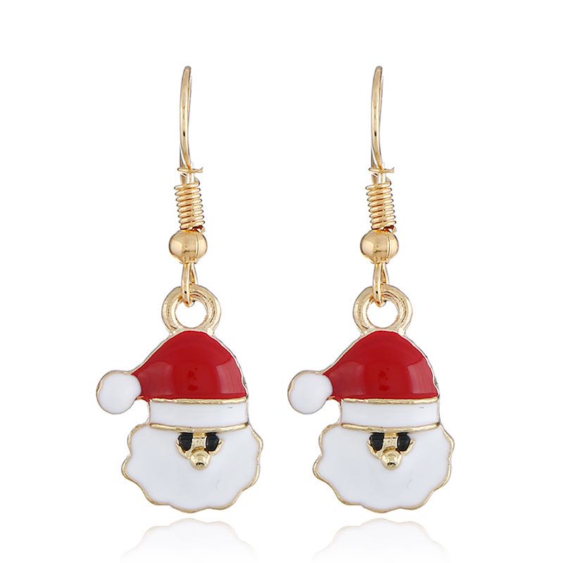 Snowman Earrings Fashion And Lovely Design For Girls Dangle & Chandelier Christmas Holiday Gift Santa Claus Rhinestone Eardrop