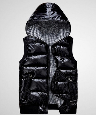 Women's autumn and winter vest 2015 new Slim hooded cotton fashion glossy female models down vest waistcoat vest DF-227