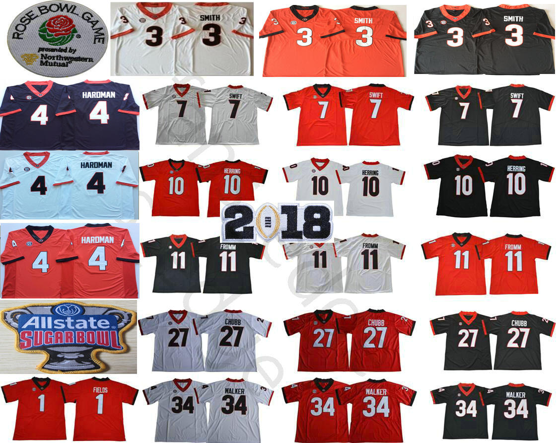 NCAA Georgia Bulldogs #1 Justin Fields 3 Roquan Smith 4 Mecole Hardman 11 Jake Fromm D'Andre Swift Nick Chubb 34 Herchel Walker Jerseys, Red
NCAA Georgia Bulldogs #1 Justin Fields 3 Roquan Smith 4 Mecole Hardman 11 Jake Fromm D'Andre Swift Nick Chubb 34 Herchel Walker Jerseys, Red