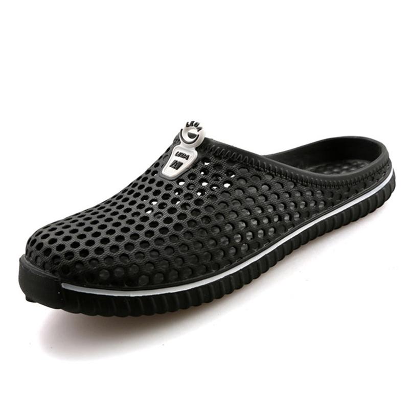 SAGUARO Summer Slippers Men New Hollow Out Breathable Beach Sandals Shoes Unisex Casual Slipon Flats Flip Flops zapatos
