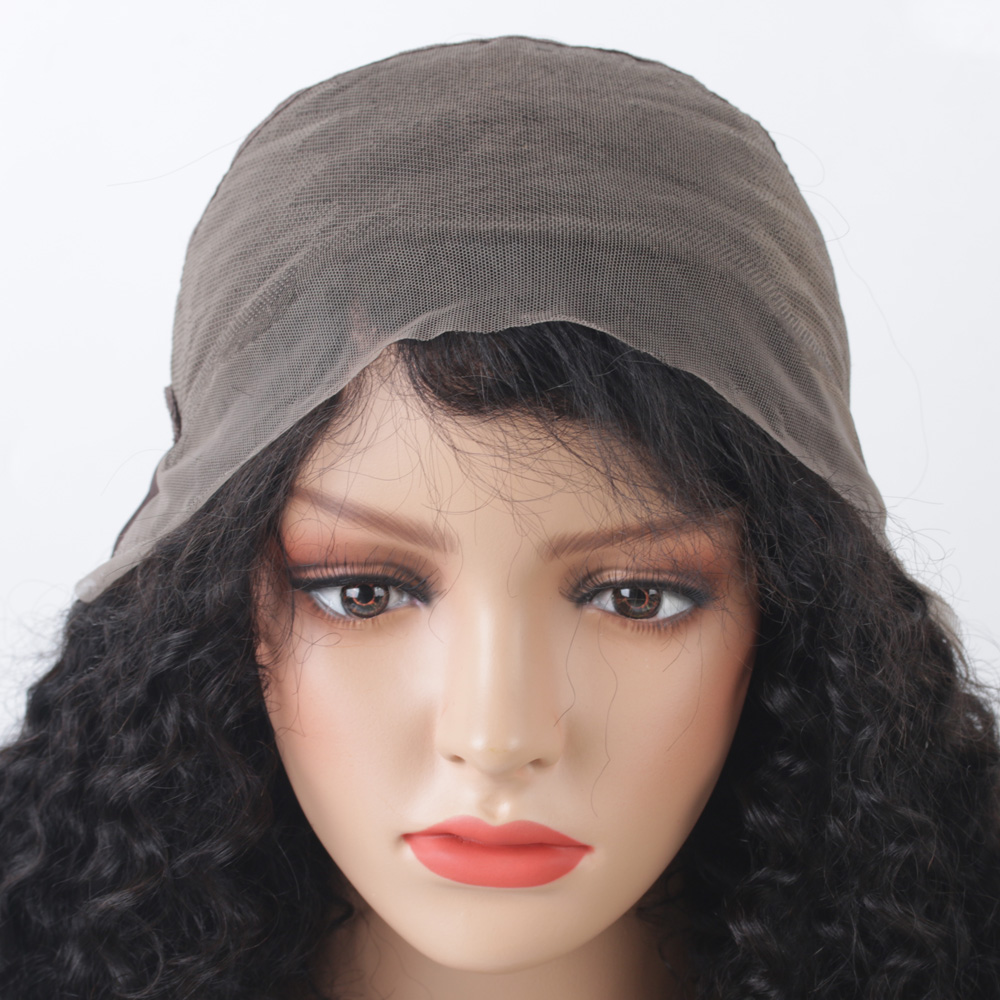 Evermagic Human Hair Wigs Lace Front Brazilian Curly Hair Pre-plucked Hairline Remy Virgin Hair Lace Front Wigs For Black Women