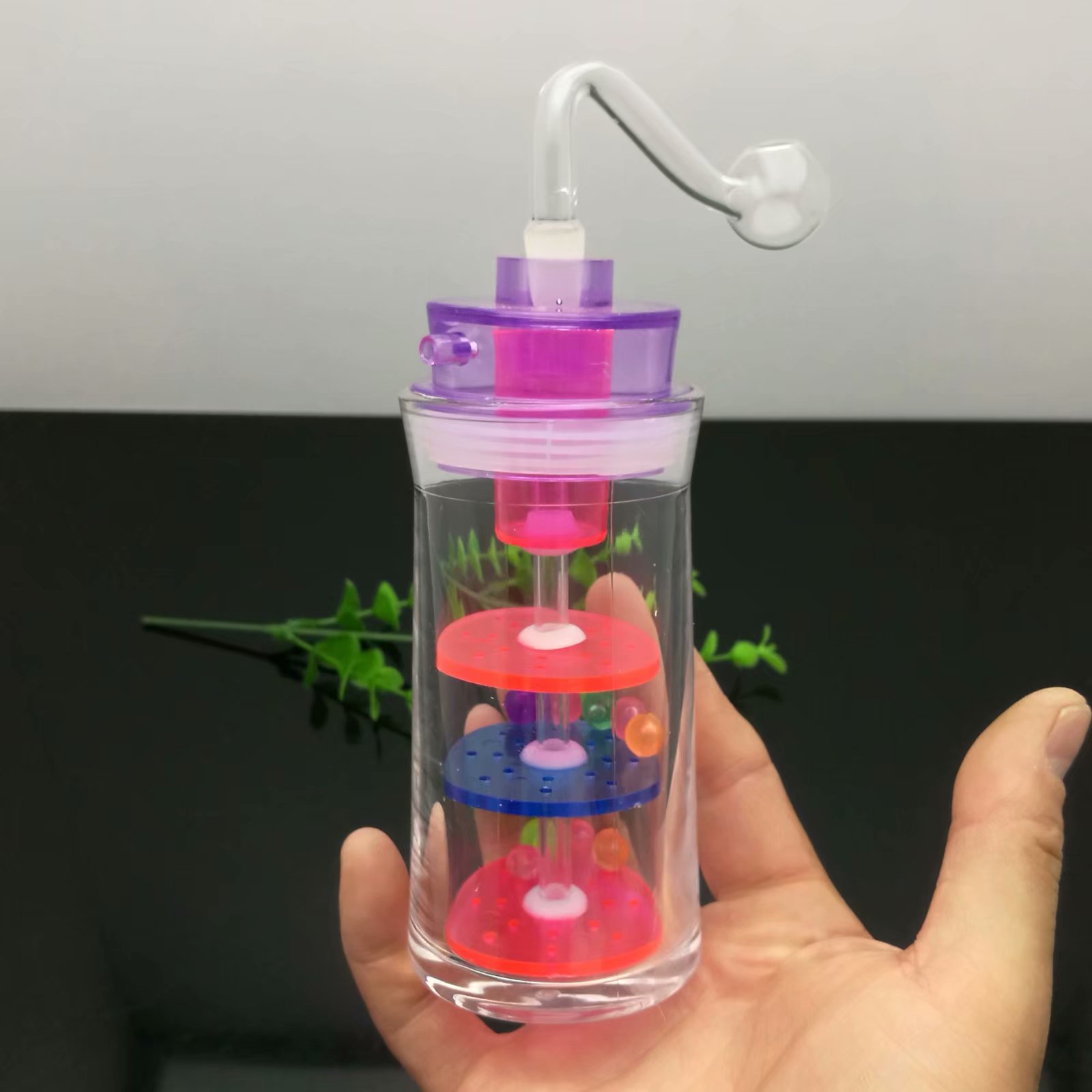 Acrylic three layer filter snuff bottle Pipes Smoking Glass Bongs Glass Bubblers For Smoking Pipe Mix Colors
Acrylic three layer filter snuff bottle Pipes Smoking Glass Bongs Glass Bubblers For Smoking Pipe Mix Colors