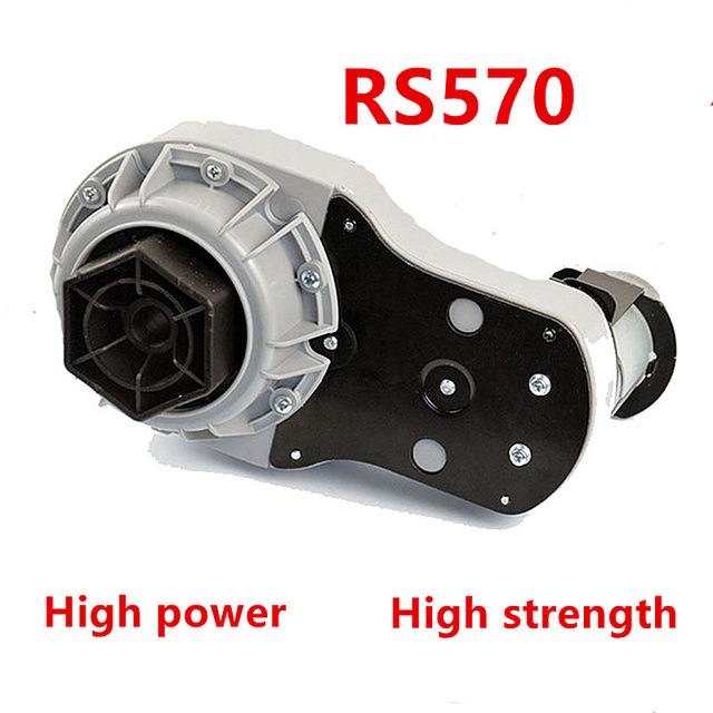 Children's electric car power gearbox, ultra-powerful 570 DC motor with gearbox, high torque motor for kid's vehicle
Children's electric car power gearbox, ultra-powerful 570 DC motor with gearbox, high torque motor for kid's vehicle