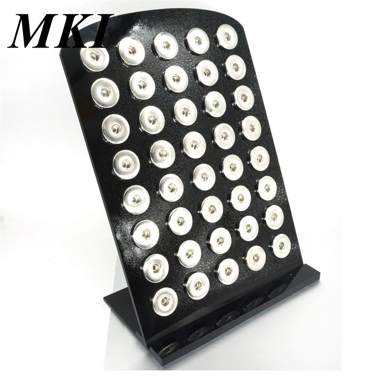 Noosa Brand MKI 18mm Snap Button Display Stands Fashion High Quality Black Acrylic Interchangeable Jewelry Display Board
Noosa Brand MKI 18mm Snap Button Display Stands Fashion High Quality Black Acrylic Interchangeable Jewelry Display Board