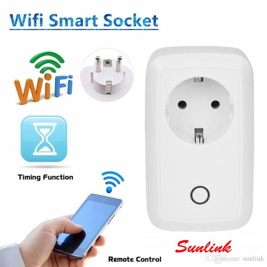 New Smart home socket WIFI Wireless Remote Control Power Socket Smart Home Timer Switch Interruptor Inteligente EU/US/UK Standard