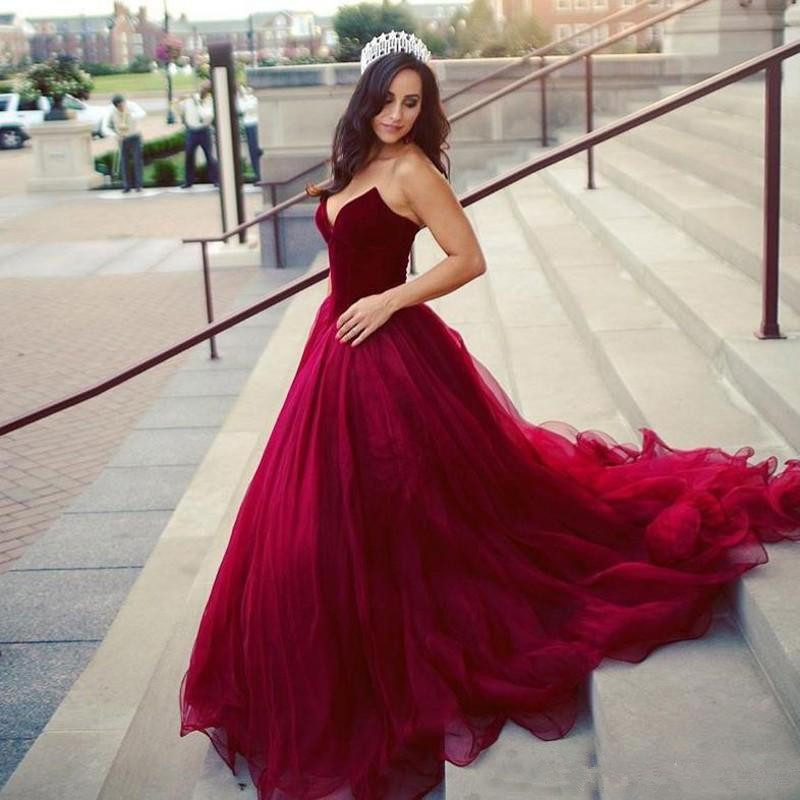 Burgundy Princess Prom Dresses Long 2018 Plus Size Vestidos De Fiesta Arabic Velvet OrganzaParty Formal Evening Gowns, Same as image
Burgundy Princess Prom Dresses Long 2018 Plus Size Vestidos De Fiesta Arabic Velvet OrganzaParty Formal Evening Gowns, Same as image