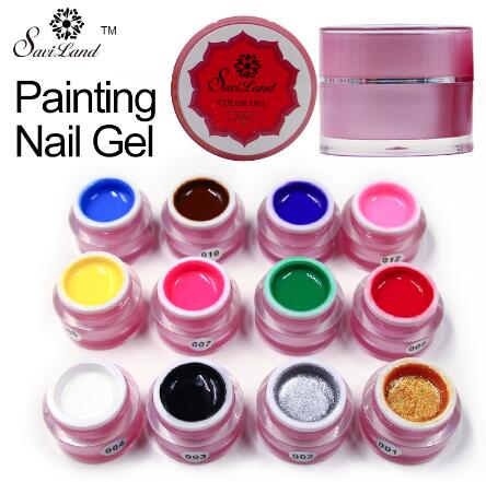 Paint Gel Charming Pure Colors UV LED Nail Painting Gel Color for Finger Nail Art Design Nail Gel Polish Lacquer, As shown
Paint Gel Charming Pure Colors UV LED Nail Painting Gel Color for Finger Nail Art Design Nail Gel Polish Lacquer, As shown