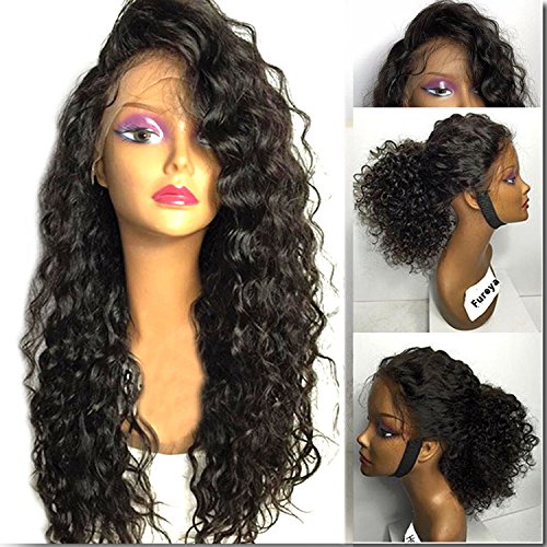 Glueless Deep Wave HD full Lace Wig Pre Plucked Brazilian full Lace Front Wigs Human Hair natural 150% Density water wave
