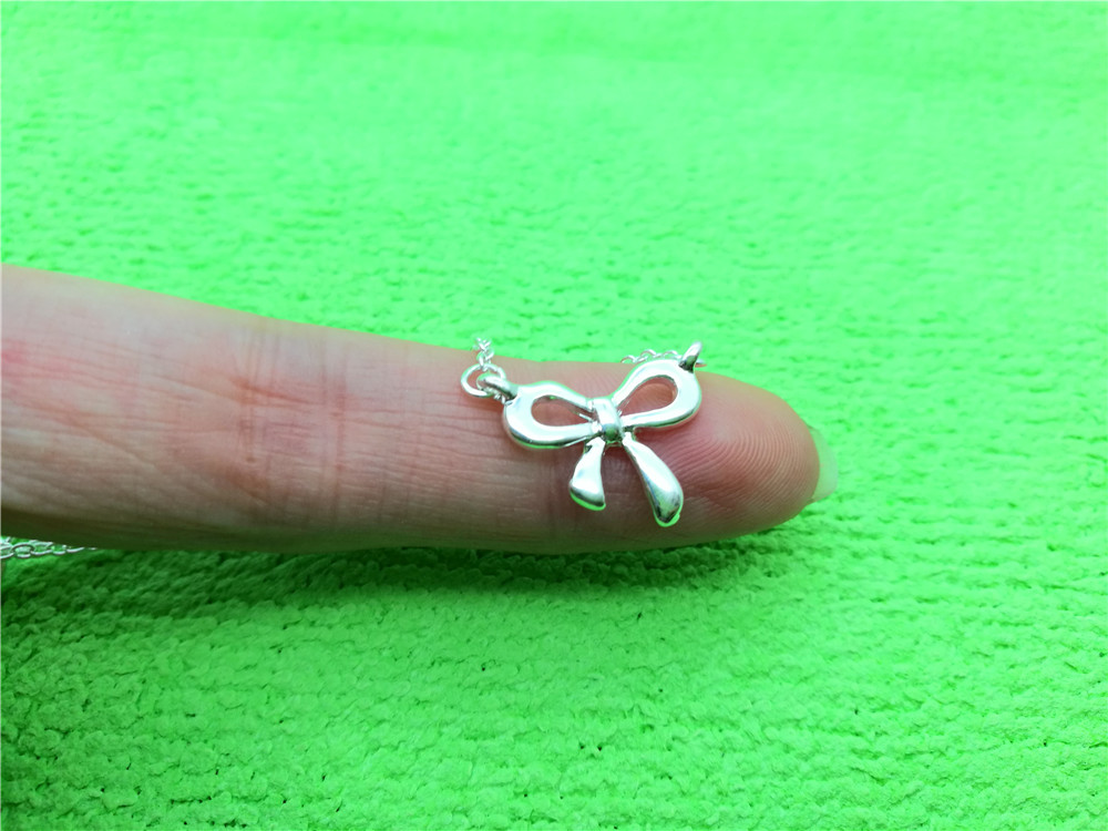 30PCS Fashion Bow Knot Necklace Choker Bowknot Necklace Butterfly Tied Ribbon Necklace Infinite Infinity Farfalle Necklaces