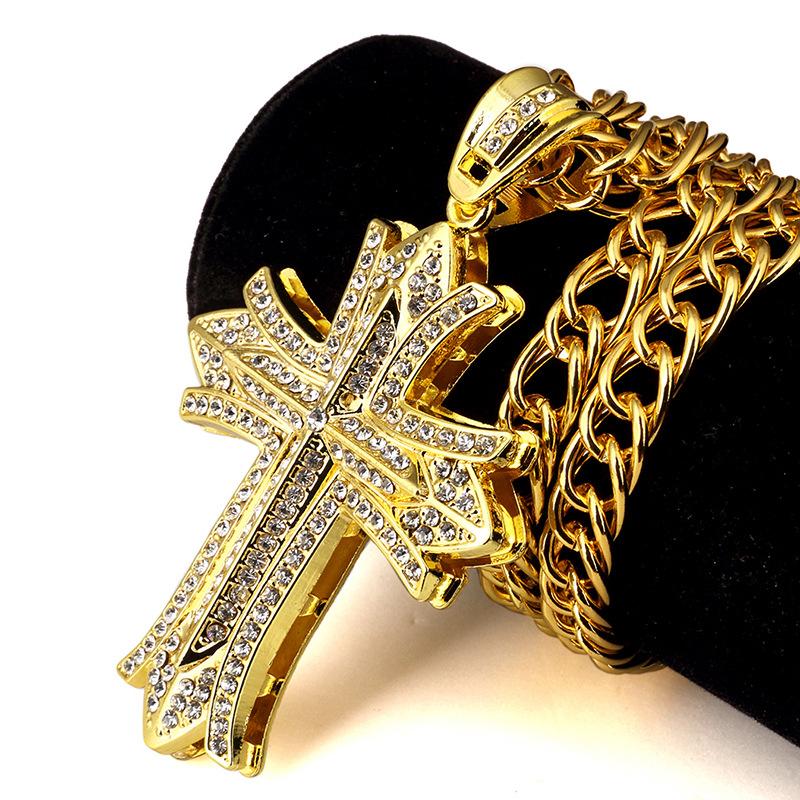 90CM LONG CHAIN Rock Hip Hop NECKLACE Cross Pendant Mens Jewellery Gold Silver Plated Hiphop Necklaces
90CM LONG CHAIN Rock Hip Hop NECKLACE Cross Pendant Mens Jewellery Gold Silver Plated Hiphop Necklaces