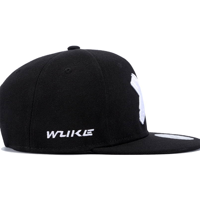 EAGLEBORN Black snapback polyester cap Hip Hop baseball cap Embroidery mens Casquette Snap Back Fashion Baseball Cap Gorras D18110601