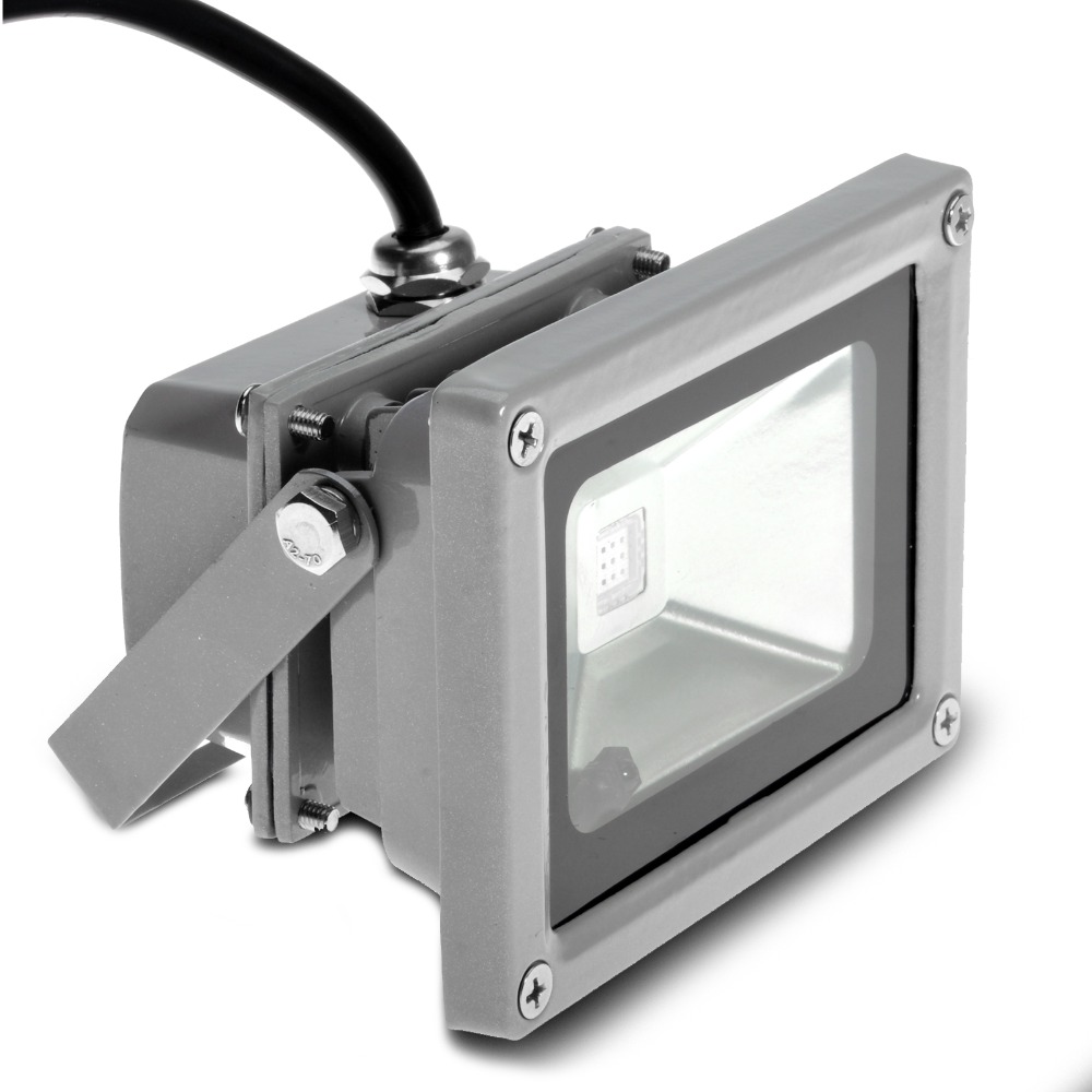 Flood Light RGB LED Floodlight 10W IP65 110V 220V Waterproof Wall Light Garden Lights COB Exterior Spotlight Remote Control Lamp