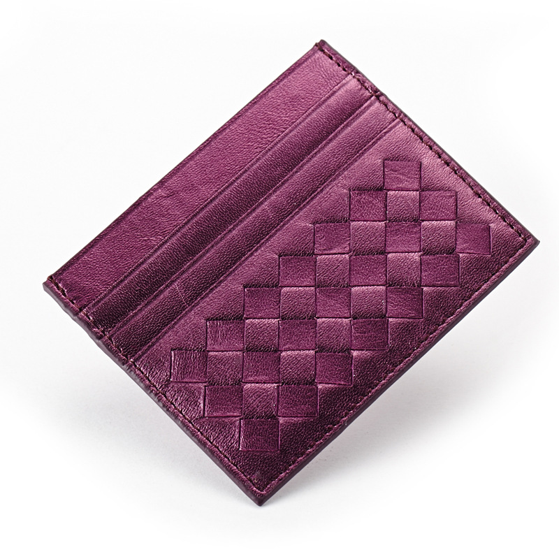 fashion new ID bank card case sheep skin braided leather business card holder 10 colors 20 slots, Multi
fashion new ID bank card case sheep skin braided leather business card holder 10 colors 20 slots, Multi