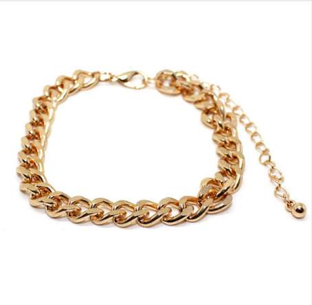 Fashion Gold Color Cuban Link Bracelet Curb Chain Bracelet Men Women Hippie Hip hop Jewelry
Fashion Gold Color Cuban Link Bracelet Curb Chain Bracelet Men Women Hippie Hip hop Jewelry
