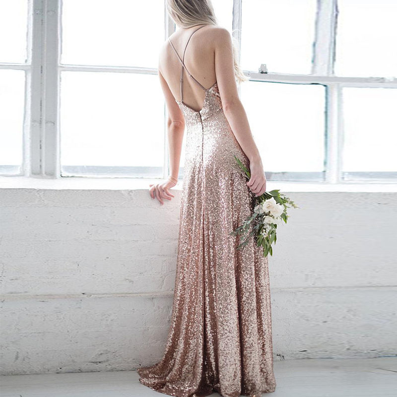 Sequins Backless Prom Dresses 2018 Sparkle V Neck Criss Cross Back Floor Length Champagne Gold Rose Gold Evening Dresses, Red
Sequins Backless Prom Dresses 2018 Sparkle V Neck Criss Cross Back Floor Length Champagne Gold Rose Gold Evening Dresses, Red