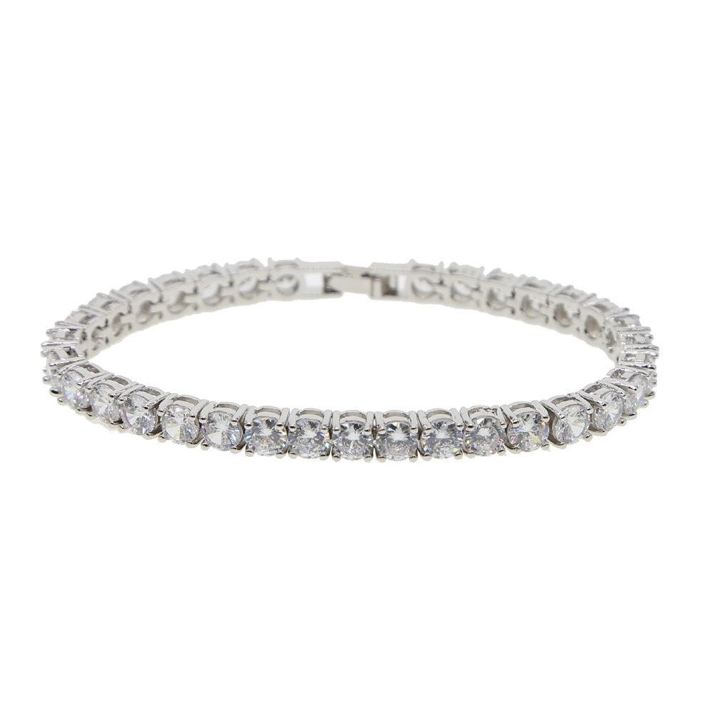 new arrived mens iced out tennis bracelet with cz round square cut hip hop men jewelry drop women mens husband jewelry gift