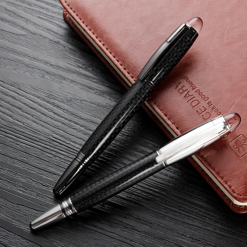 Luxury Black Carbon Fiber Crystal Star Rollerball Pen Stationery Office School Supplies Writing Smooth Ballpoint Pens As Gift, As picture shows
Luxury Black Carbon Fiber Crystal Star Rollerball Pen Stationery Office School Supplies Writing Smooth Ballpoint Pens As Gift, As picture shows