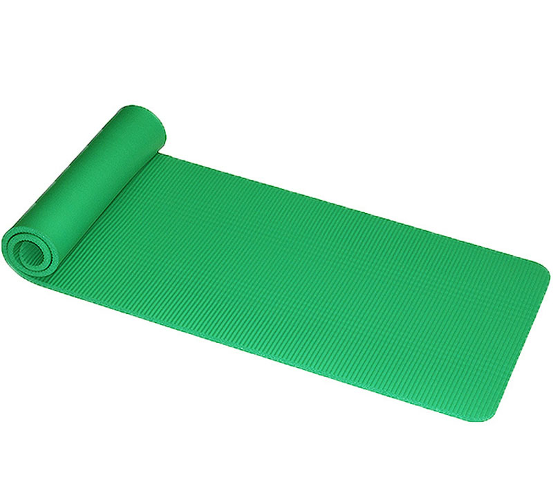 ITSTYLE 10mm NBR Exercise Yoga Mat Extra Thick High Density Fitness with Carrying Strap for Pilates Workout