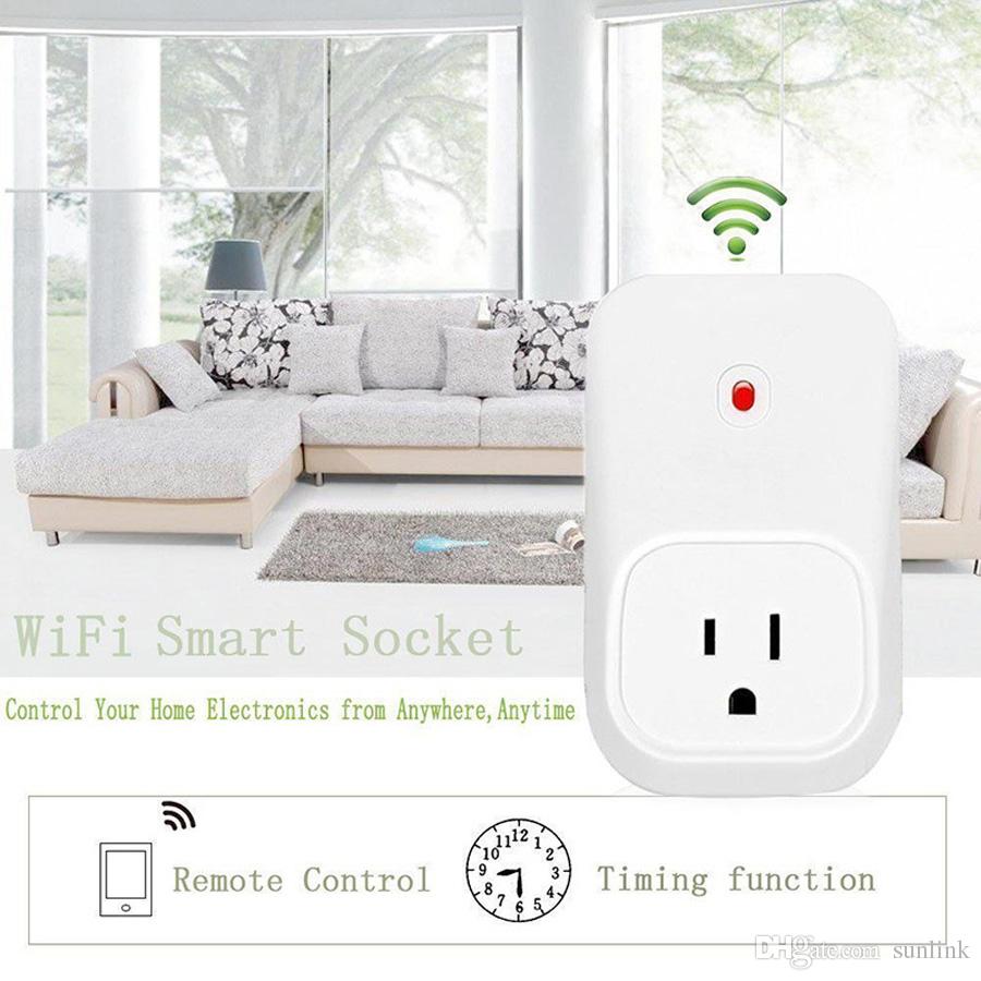 New Smart home socket WIFI Wireless Remote Control Power Socket Smart Home Timer Switch Interruptor Inteligente EU/US/UK Standard