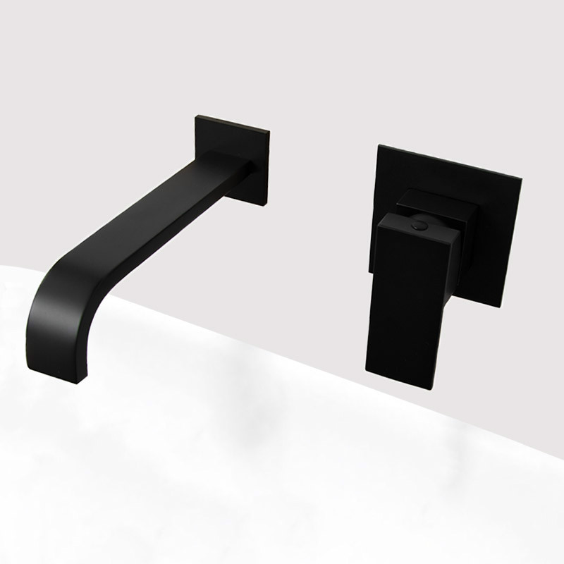 Matt Black Plated Bathroom Wall Mounted Faucet Quality Brass Waterfall Basin Water Mixer Single Handle Square Tapware
Matt Black Plated Bathroom Wall Mounted Faucet Quality Brass Waterfall Basin Water Mixer Single Handle Square Tapware