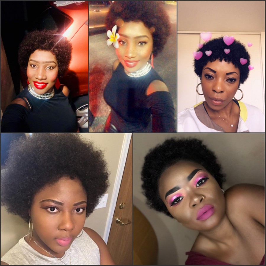 Unprocessed brazilian kinky curly full None lace wig with baby hair afro curly human hair wigs for black women