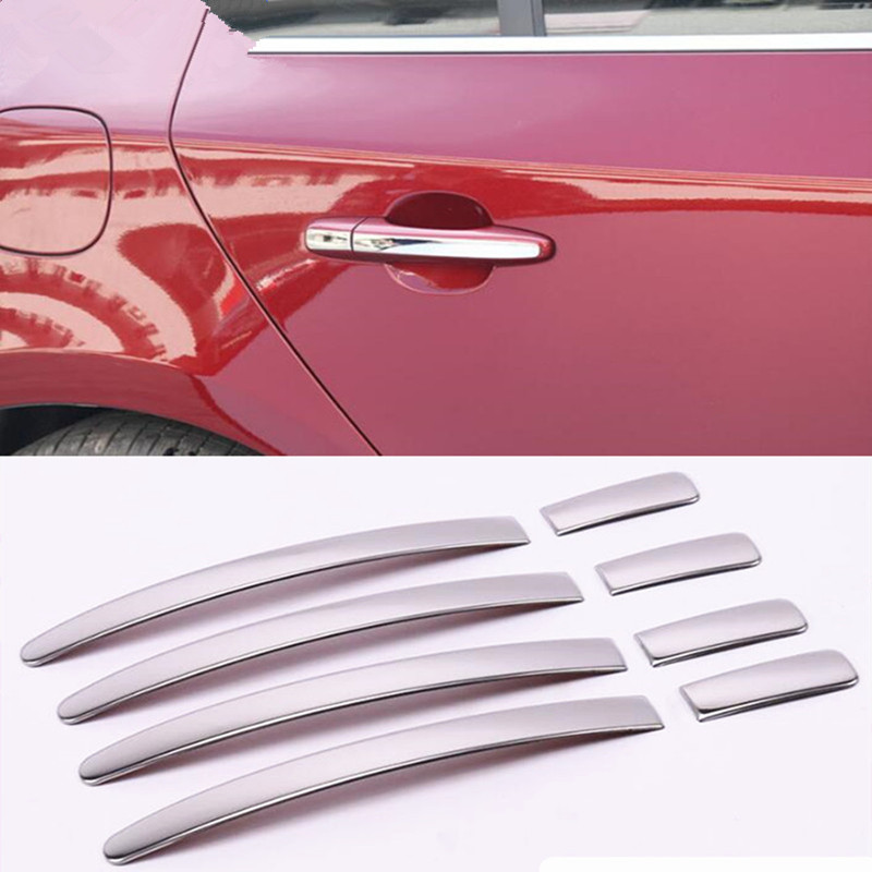 Silver Mirror Exterior Door Handle sequins decoration decals for Volvo S60 V60 V40 Stainess steel Doorknob Trim Strips
Silver Mirror Exterior Door Handle sequins decoration decals for Volvo S60 V60 V40 Stainess steel Doorknob Trim Strips