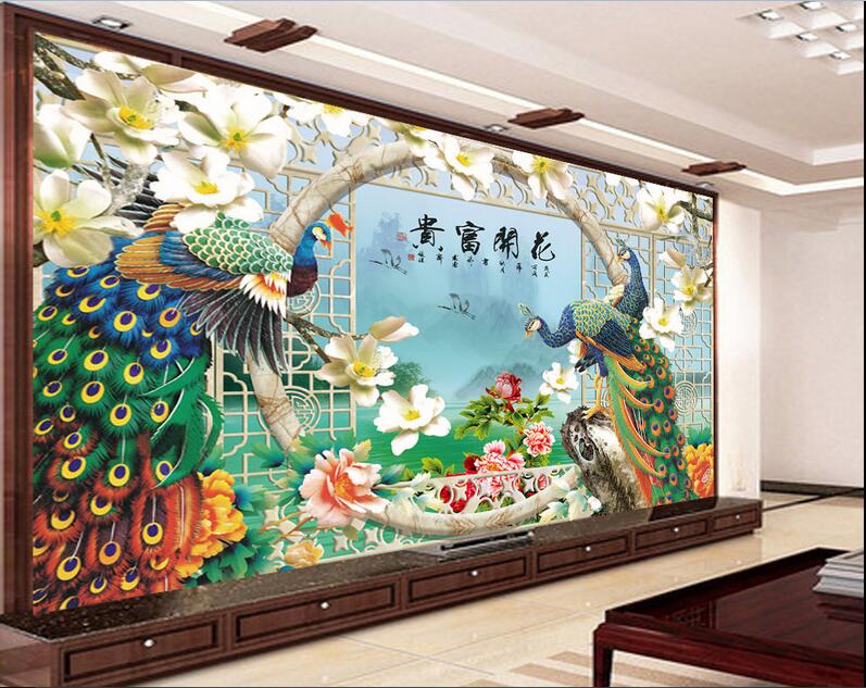 3d wallpaper custom photo mural Chinese Peacock Peony painting living room Home decoration 3d wall murals wallpaper for walls 3 d, Green
3d wallpaper custom photo mural Chinese Peacock Peony painting living room Home decoration 3d wall murals wallpaper for walls 3 d, Green
