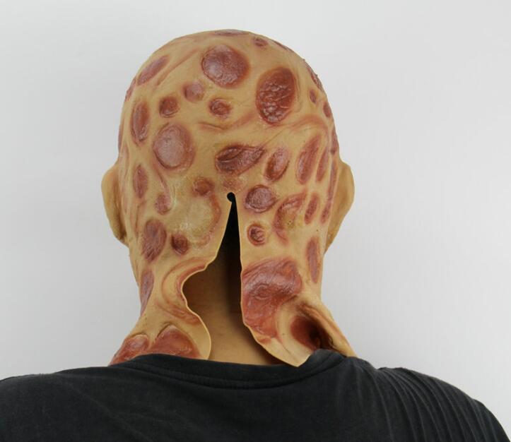 Burn Face Horror Mask Realistic Adult Party Costume Horror Mask Scary Halloween Carnival Cosplay Zombie Mask