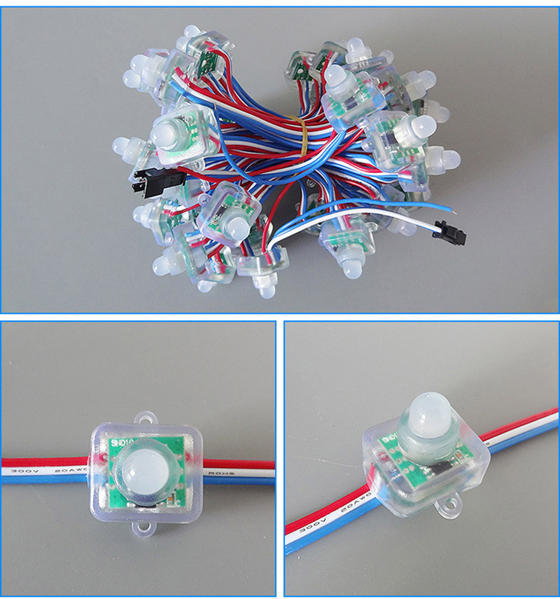 12mm square led pixel light Full Color RGB LED Pixel module Light With IC WS2811 UCS1903 SM16703 DC5V DC12V For Advertisement
12mm square led pixel light Full Color RGB LED Pixel module Light With IC WS2811 UCS1903 SM16703 DC5V DC12V For Advertisement