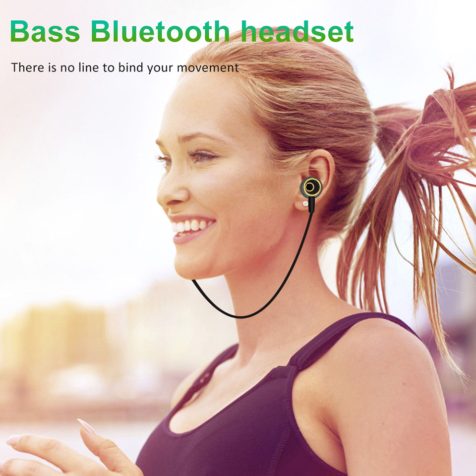 N64 Wireless Bluetooth Headphones Earphones Super Bass Earphones Sports Headset Sweatproof Cordless Earbuds Handsfree With Mic
